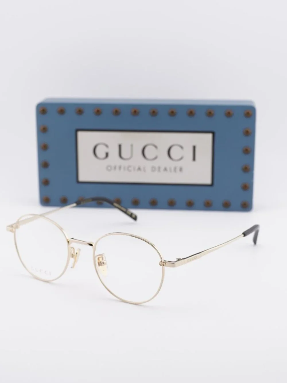 Gucci GG2004OA 002 Round Eyeglasses - Gold 50mm